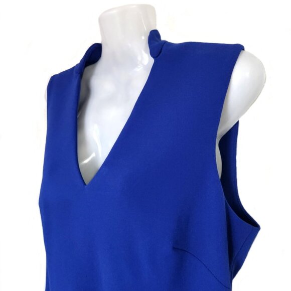 Like New Stunning Royal Blue Calvin Klein Bodycon Dress Size 6 - Picture 2 of 6